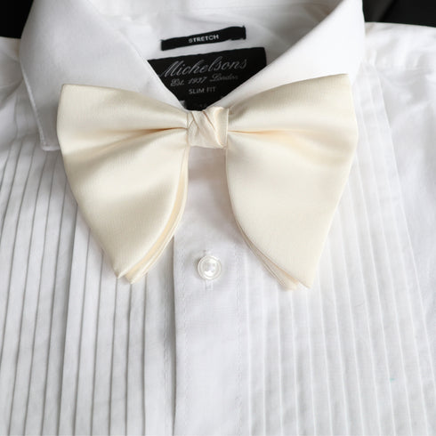 Oversized Satin Bow Tie